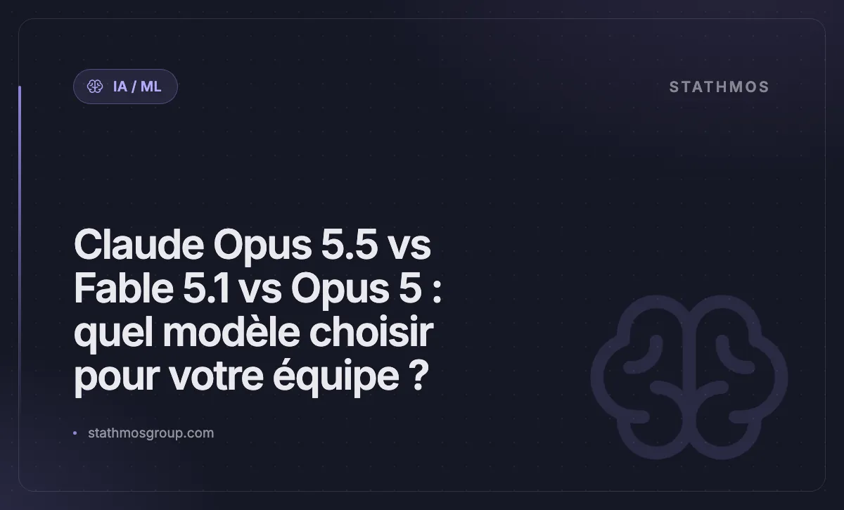 Claude Opus 5.5 vs Fable 5.1 vs Opus 5 : quel modèle choisir pour votre équipe ?